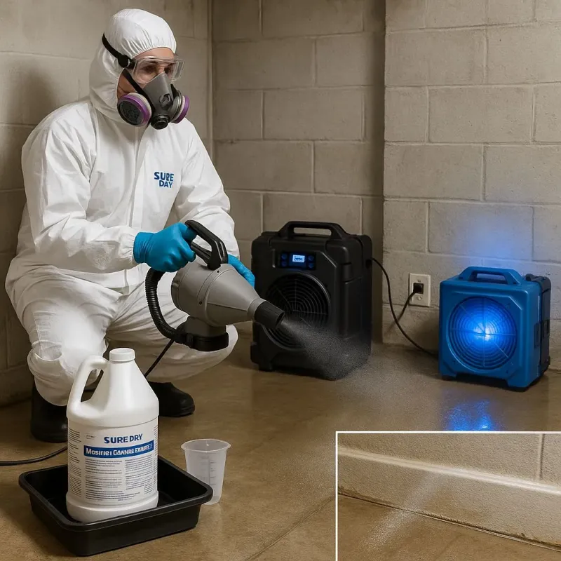Sanitization and Odor Removal process in Bethpage, NY