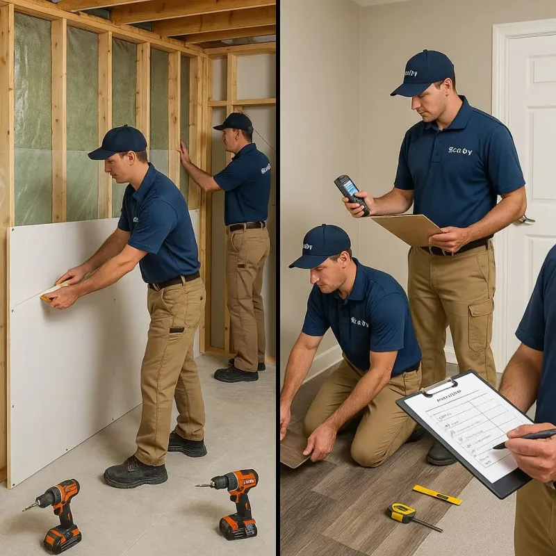 Repairs and Reconstruction process in Bethpage, NY